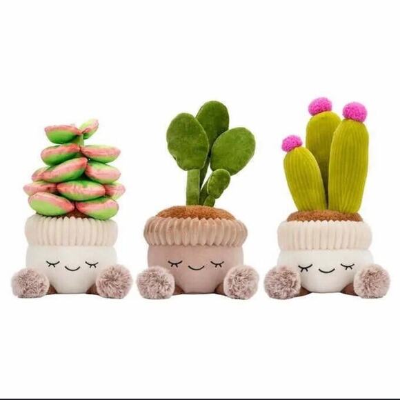 Potted Cacti Rubber Tree Plant Stuffed Plush 🪴 RUSS Greenhouse - Picture 4 of 5